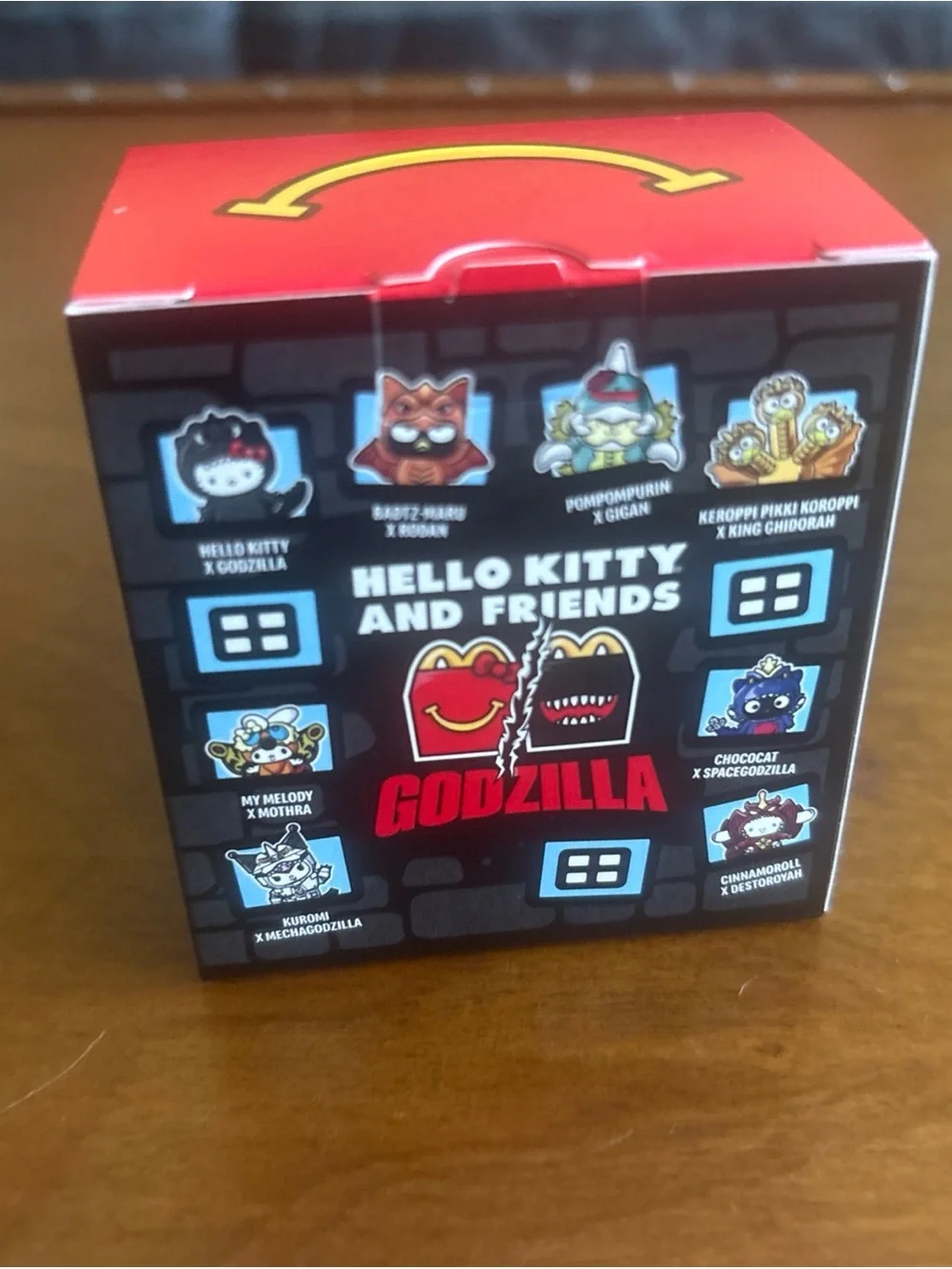 McDonald's My Melody Mothra Blind Box - Red, Black, Blue